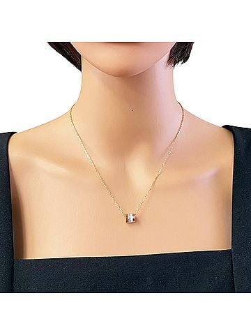 Boucheron Boucheron Quatre Whites Necklace, 18K Yellow Gold Diamond Necklace for Women (view 2)