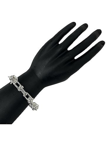 Tiffany & Co. TIFFANY&amp;Co. Tiffany HardWear Large Link 16-Link Bracelet, Sterling Silver 925, Men's Accessory, Silver, Item No. 19972 (view 2)