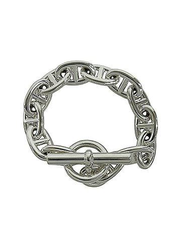 Hermès HERMES Chaine d'Ancre TGM 13-link bracelet, sterling silver 925 chain accessory, men's, silver, 31178 (view 1)