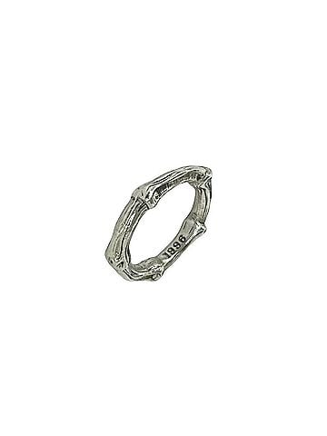 Tiffany & Co. TIFFANY&amp;Co. Tiffany Vintage Bamboo Ring, Sterling Silver 925, Accessory, Women's/Men's, Silver, 30060 (view 1)