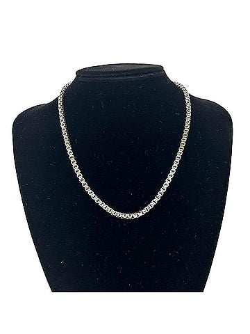 Tiffany & Co. TIFFANY&amp;Co. Tiffany Venetian Necklace, Sterling Silver 925 Chain Choker, Accessory, Silver, Item Number 29743 (view 2)