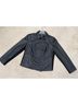 Chico's 100% Polyurethane 67% Polyester 28% Rayon 5% Nylon 100% Spandex Black Leather Jacket Size 1 - photo 10