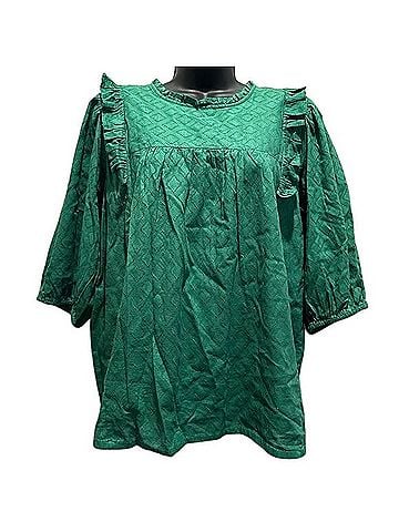 One World 3/4 Sleeve Blouse (view 2)