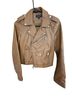 Love Tree Brown Faux Leather Jacket Size S - photo 1