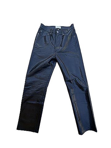 AGOLDE 90's Pinch Waist Leather Pants (view 1)