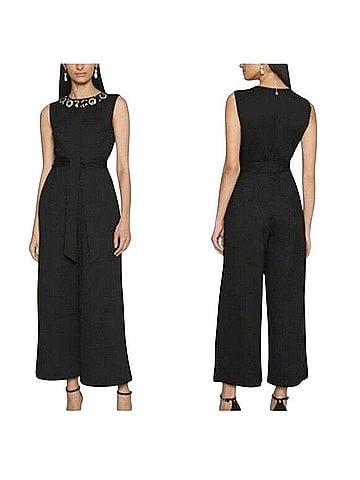 Kate Spade New York Embellished Ponte Jumpsuit Casual Pants (view 1)