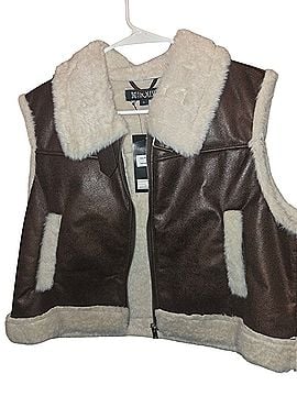 Amazon Essentials Faux Leather Jacket (view 1)