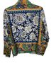 Fashion Nova 100% Polyester Floral Paisley Multi Color Button-Down Shirt Size XS - photo 2