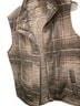 Harper Plaid Gray White Pink Vest Size M - photo 1
