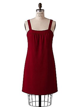 J.Crew Wool Cashmere Flannel Bow Shift Dress Casual Dress (view 1)