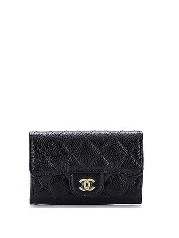 Chanel Classic Flap Card Holder Quilted Caviar (view 1)
