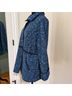 Missoni 100% Wool Blue Coat Size 8 - photo 5