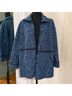Missoni 100% Wool Blue Coat Size 8 - photo 7
