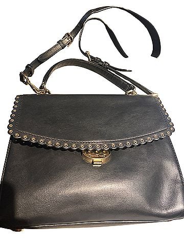 Michael Kors Leather Satchel (view 1)