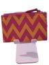 Vera Bradley Chevron-herringbone Pink Orange Yellow Makeup Bag One size - photo 2