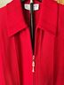 St. John Solid Red Jacket Size 12 - photo 3
