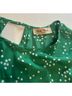 Full Moon Maternity 100% Polyester Polka Dots Green Blouse Size M - photo 3