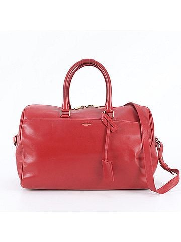 Saint Laurent Saint Laurent Paris Leather 2-Way Shoulder Bag, Crossbody Handbag, Tote Boston Bag for Women (view 1)