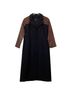Zero + Maria Cornejo Leather Sleeves Long Wool Blend Coat - photo 1