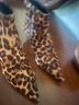 Gianni Bini 100% Leather Animal Print Brown Black Boots Size 9 1/2 - photo 6
