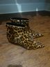 Gianni Bini 100% Leather Animal Print Brown Black Boots Size 9 1/2 - photo 5