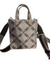 Michael Kors Print Black White Leather Tote One size - photo 2