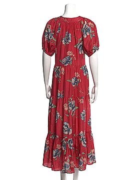 The Great. Afternoon Dress in Silk Garden Pasture Floral Casual Dress (view 2)