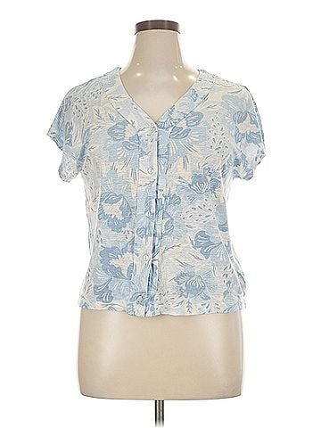 Sigrid Olsen Sigrid Olsen Short Sleeve Blouse (view 1)