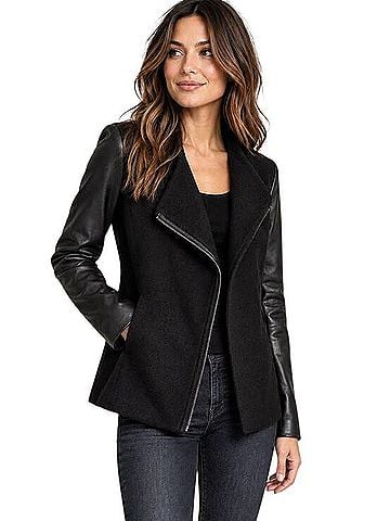 Vince. Moto Jacket Coat (view 1)