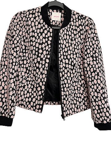 Gorman embroidered cherry blossom bomber zip top Jacket (view 1)