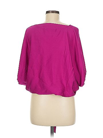 Diane von Furstenberg Diane Von Furstenberg 3/4 Sleeve Silk Top (view 2)