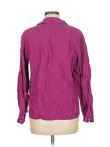 August Silk August Silk Long Sleeve Silk Top (view 2)