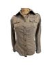 Mudd Gray Green Long Sleeve Button-Down Shirt Size M - photo 1