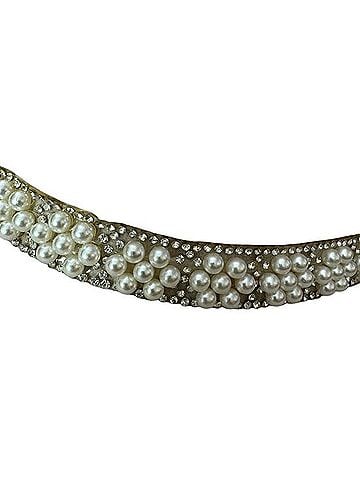 San Diego Hat Company Ivory Felt Wide-Brim Hat with Pearl Band Hat (view 2)