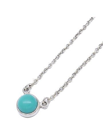 Tiffany & Co. TIFFANY&amp;Co. Tiffany &amp; Co. AG925 Elsa Peretti Color by the Yard Turquoise Pendant Necklace Silver Women's (view 1)