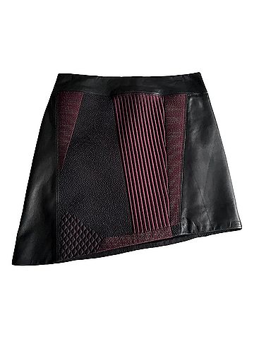 Helmut Lang Leather Skirt (view 1)