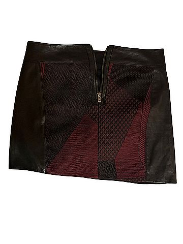 Helmut Lang Leather Skirt (view 2)