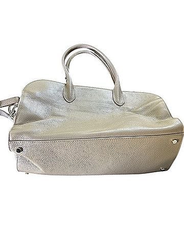 Claudia D. Italian Leather Satchel Handbag Leather Satchel (view 2)