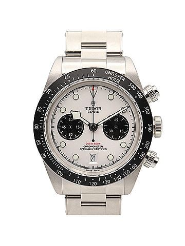 Tudor Tudor Black Bay Chrono Watch, Stainless Steel, Men's, Silver Tone, 79360N (view 1)