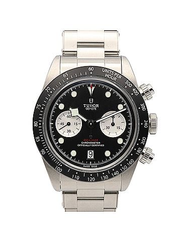 Tudor Tudor Black Bay Chrono Watch, Stainless Steel, Men's, Black, 79360N (view 1)