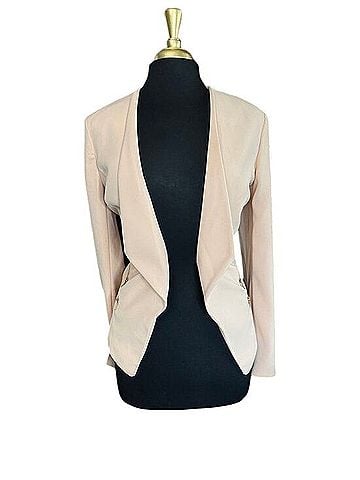 Cache Open Front Draped Jacket Blazer Jacket (view 1)