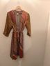CAbi Floral Stripes Multi Color Kimono Size S - photo 4