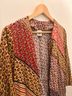 CAbi Floral Stripes Multi Color Kimono Size S - photo 5
