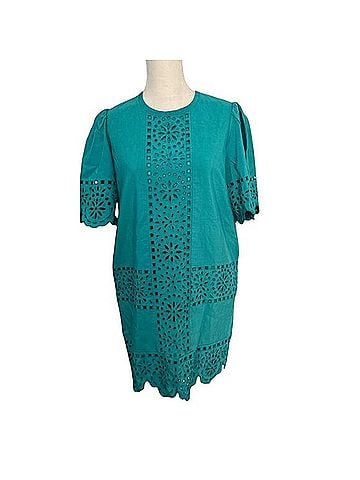Rebecca Taylor Deco Eyelet Emb Casual Dress (view 1)