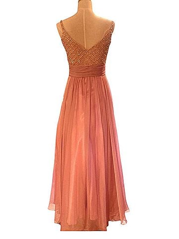 La Femme soft lilac beaded bodice ballgown Cocktail Dress (view 2)