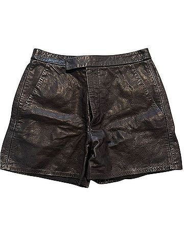 Polo by Ralph Lauren Polo Leather Shorts (view 2)