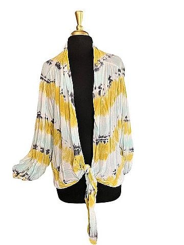 Young Fabulous & Broke tie-front kimono top Sleeveless T-Shirt (view 1)