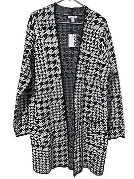 Nine West Houndstooth Open-Front Cardigan Cardigan (view 1)
