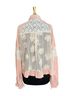 Pol 100% Polyester Print Pink White Jacket Size S - photo 2