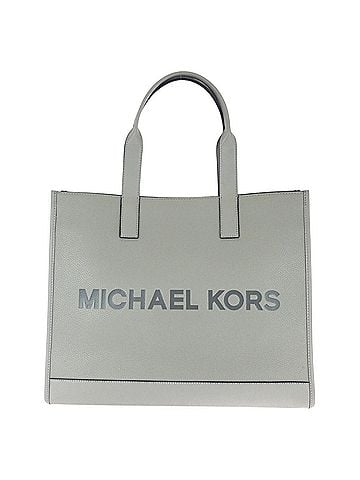 Michael Kors Michael Kors COOPER Embossed Logo Pebble Grey Leather Tote Bag/Shoulder Bag for Women (view 1)